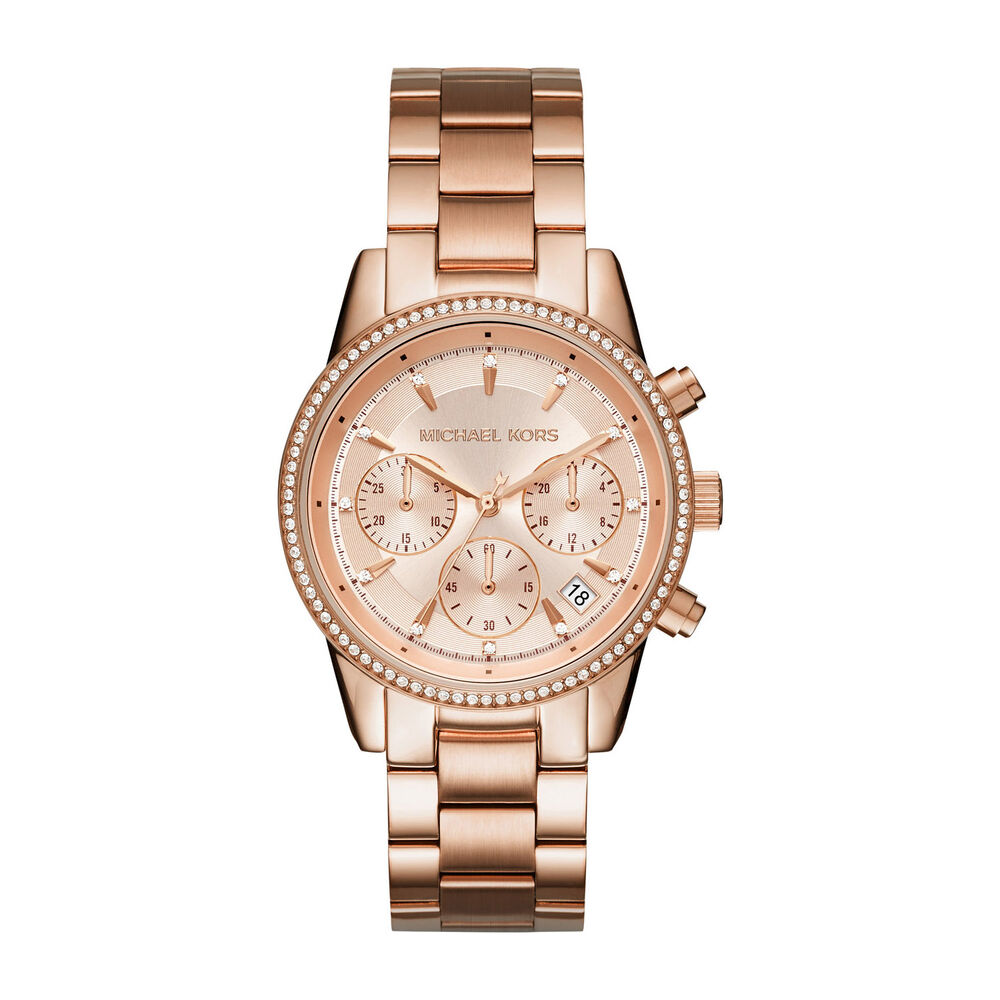 Michael Kors BRYANT Rose Dial Rose Steel Ladies' Watch